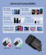 Сетевое GaN USB зарядное устройство Choetech Type C PD 30W чёрное (PD5007)