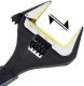 Adjustable Wrench 8\" 38mm, Black/Silver