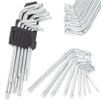 Hex and Torx Key Set 1.5-10mm (9 pcs)