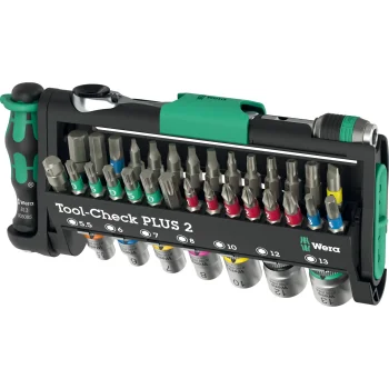 Wera Tool-Check Plus 2 Compact Tool Set, 39 Pieces