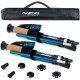 Neo-Sport NS-382 trekinga nūjas, 85-130 cm, alumīnijs
