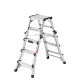 Teleskopiskās kāpnes Hailo Master DTL100 2 x 4 – 2 x 6 pakāpieni