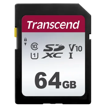 Atmiņas karte Transcend SDXC 300S 64GB UHS-I U1 V10 Class 10