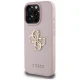 Guess Grained Big 4G Logo vāciņš Apple iPhone 16 Pro rozā
