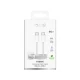 Плетеный кабель Puro Fabrik 4 USB-C - USB-C 240W 1м, белый