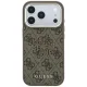 Guess 4G & Big Resin Logo vāciņš priekš iPhone 17 Pro Max / 18 Pro Max, brūns