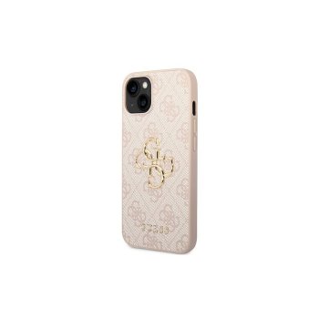 Guess GUHCP14S4GMGPI iPhone 14 6.1" pink/pink hardcase 4G Big Metal Logo