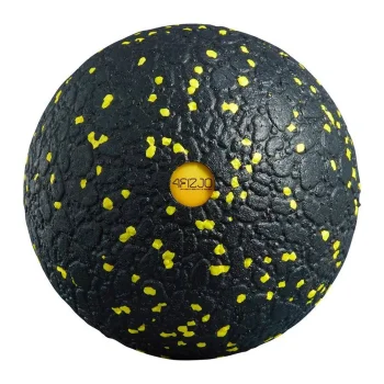 4Fizjo EPP masāžas bumbiņa, 12 cm, melna/dzeltena
