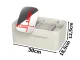 Cosmetics Makeup Organizer Container Storage Box with Drawer and Mirror