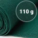 Plonos Shade Cloth 1.5x50m 110 g/m² Fence Privacy Screen + 50 Clips, Green