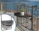 Gotel L42A saliekams balkona galds, 60x39 cm