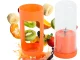 Pārnēsājams bezvadu blenderis smūtijiem 450 ml ar USB uzlādi, oranžs
