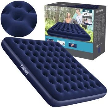 Двухместный надувной матрас Bestway 67004 203x183x22 см, темно-синий