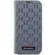 Karl Lagerfeld iPhone 14 Pro Max Wallet Case Saffiano Monogram, Silver