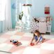 Большой игровой коврик-пазл Ricokids, 60x60 см, 4 шт., персиково-белый