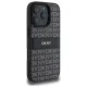 DKNY iPhone 16 Pro Max Case Texture Pattern Tonal Stripe, Black