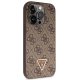 Guess iPhone 15 Pro Case Crossbody 4G Metal Logo, Brown