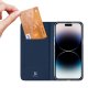 Dux Ducis iPhone 15 Pro Max atverams vāciņš maciņš grāmatiņa Skin Pro, zils