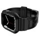 Spigen Apple Watch 4/5/6/7/8/SE (44/45mm) maciņš ar siksniņu Rugged Armor Pro, melns