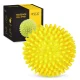 Массажный мяч с шипами 4Fizjo SPIKE+, 10 см, желтый