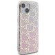 Hello Kitty iPhone 15 vāciņš IML Gradient Electrop Crowded Kitty Head, rozā