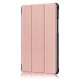Huawei MediaPad M5 Lite 8.0\" Tri-fold Stand Cover Case, Pink | Vāks Apvalks Pārvalks Grāmatiņa Planšetdatoram