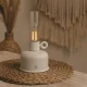 Vintage LED lukturis Forever Light FLR-05 uzlādējams, gaiši bēšs
