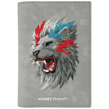 Nimmy Raptor Lion pases un dokumentu maciņš Pelēks