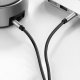 Ugreen AV119 3.5mm AUX audio kabelis 1m, melns