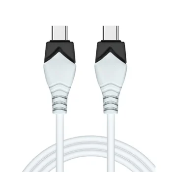 Extra Digital USB-C uz USB-C kabelis 1 m, balts