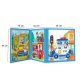 Magnetic Vehicle Puzzle Book for Toddlers & Kids Jhtoy-268