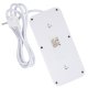 Сетевой фильтр Maclean MCE389 W, 6 розеток, 4x USB-A, 1x USB-C, 1.5м, Белый