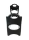 Expandable Shoe Rack AG532, Black/Grey