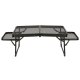 LUARO KX3186_1 saliekams tūrisma galds, 87x40x27 cm, melns