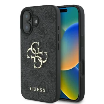 Чехол Guess 4G Big Logo для Apple iPhone 16, Черный