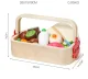Bērnu Rotaļu Koka Griežamie Magnētiskie Dārzeņi Groziņā | Kids Toy Wooden Magnetic Vegetables