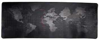 Большой коврик для мыши и клавиатуры World Map 80x30 см