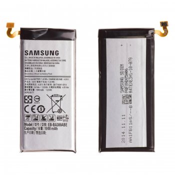Original Battery for Samsung Galaxy A3 A300F (EB-BA300ABE) 1900mAh (bulk)- akumulators, baterija