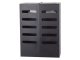 Wall-Mounted Knife Stand and Organizer, Black