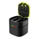 Telesin Fast Charge Box for GoPro Hero 9 / 10 / 11 + 2 Batteries | Зарядка для Акумулятора + 2...