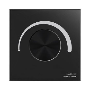 Умный Zigbee Диммер TS-K(WZ) Tuya Triac Поворотный Черный