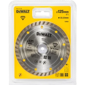Алмазный отрезной диск DeWalt DT3712-QZ Eco1 Turbo, 125 мм