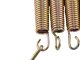 Tramplīna atsperes 165mm 16,5cm 10gab | Trampoline springs 16.5cm spring 10pcs