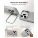 ESR Leather Kickstand MagSafe vāciņš priekš iPhone 18 Pro Max / 17 Pro Max, pelēks