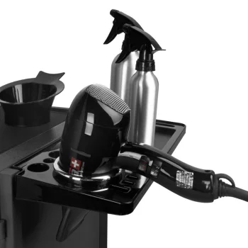 Парикмахерская тележка Gabbiano Deluxe 500, черная