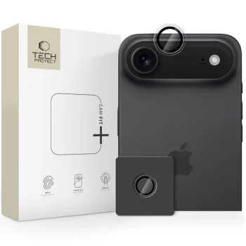 Защитное стекло для камеры Tech-Protect Camring Fit+ для iPhone 17 Air, прозрачное