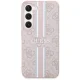 Samsung Galaxy S23 (SM-S911) Guess 4G Printed Stripe Case Cover (GUHCS23SP4RPSP), Pink | Чехол Кейс...