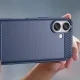 Чехол для iPhone 16 Plus Carbon Case, синий