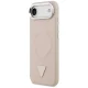 Чехол Guess Triangle Logo MagSafe для iPhone Air, Розовый