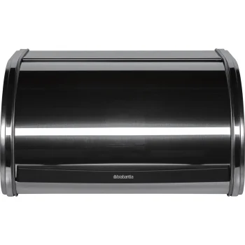 Maizes kaste Brabantia Roll Top 11 L, spīdīgs tērauds, sudraba